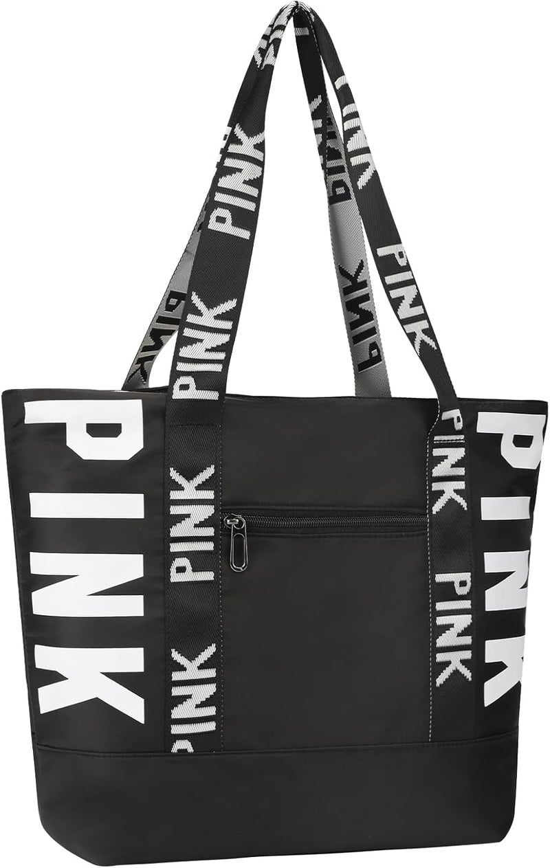 MOPERIL Travel Tote Bags for Women, Waterproof Beach Bag Spend the Night Bags for Women, Travel & Overnight Bag - Image 1